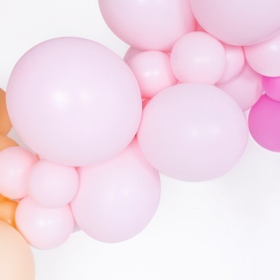 Balão Rosa Claro Pastel 12cm