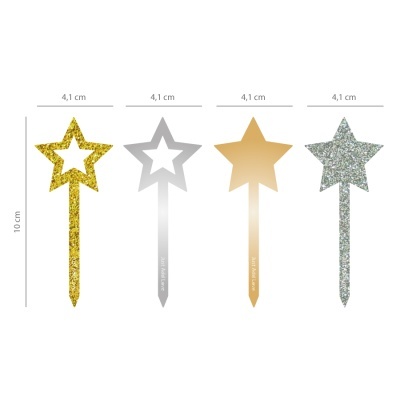 Toppers Ano Novo Estrelas