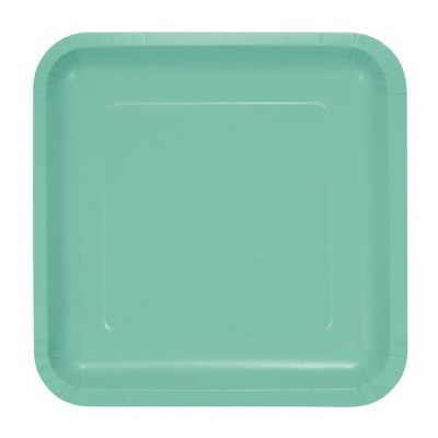 Pratos Menta Quadrados