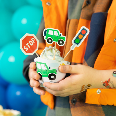 Toppers Carrinhos e Construções