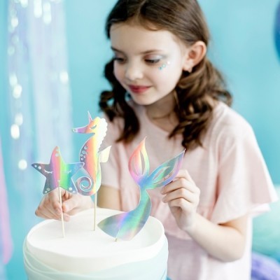 Toppers Iridiscente Sereia