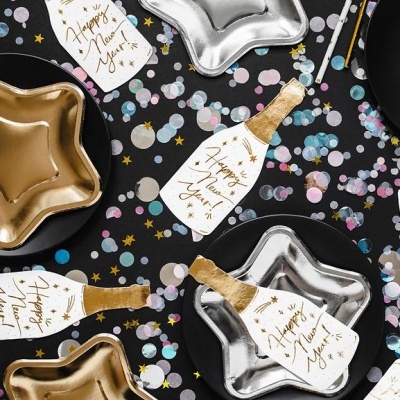 Guardanapos Garrafa Happy New Year