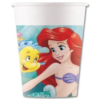 Copos Pequena Sereia Ariel