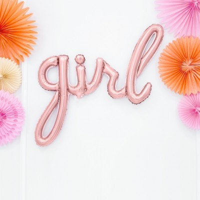 Balão Girl Rose Gold