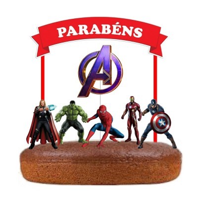 Topo Bolo Avengers