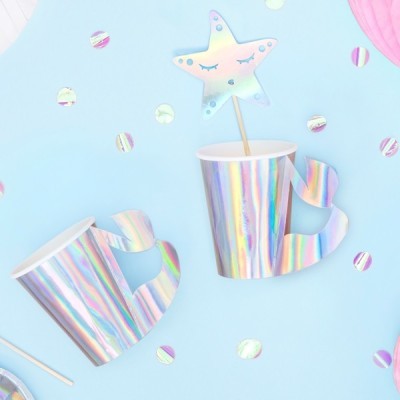 Copos Iridiscente Sereia