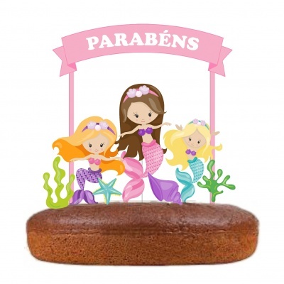 Topo Bolo Sereias