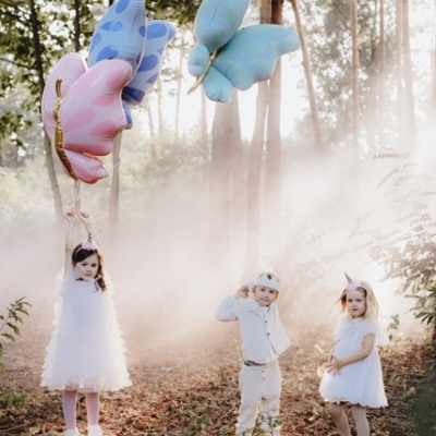 Balão Borboleta Azul
