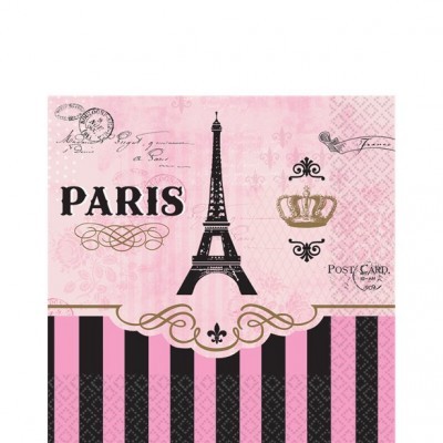 Guardanapos Festa Paris Pequenos