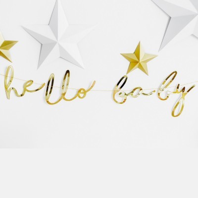 Grinalda Hello Baby Dourado