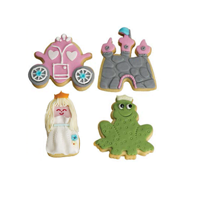 Conj. 4 Cortadores Princesa