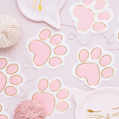 Guardanapos Patas Rosa