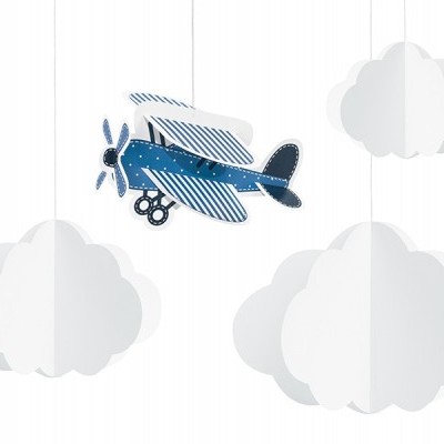 Grinalda Nuvens Aviões Little Plane