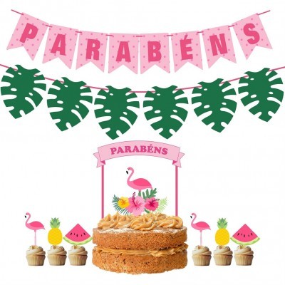 Kit Festa Flamingo