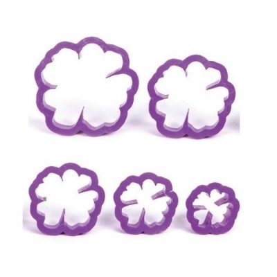 Conj. 5 Cortadores Rosa Selvagem