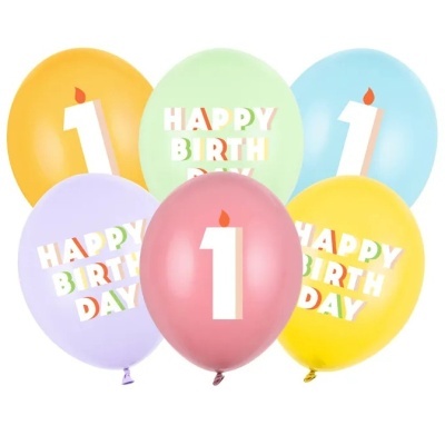 Balões Happy Birthday 1 - conj.6