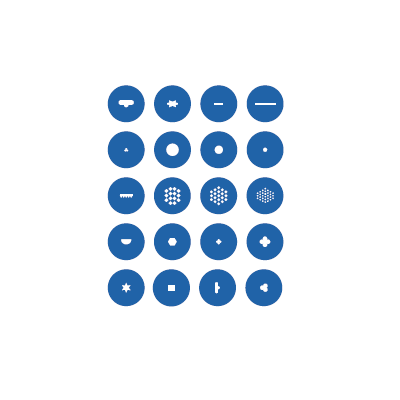 Pistola de Formas com 20 Discos