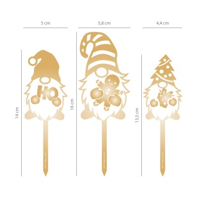 Toppers Natal Gnomos