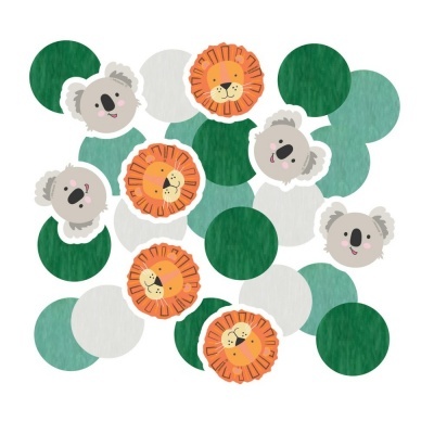 Confetis Animais Selva Wild