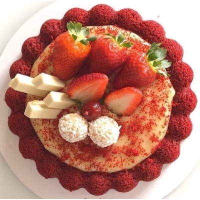 Forma Piscina Redonda Decorada 15cm