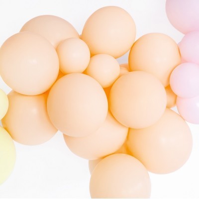 Balão Coral Pastel 12cm