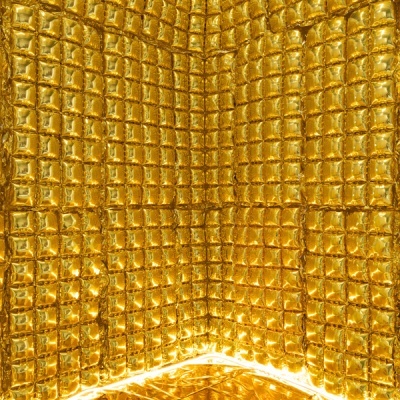 Fundo Balões Dourado