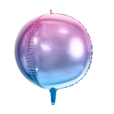Balão Ombre Rosa Lilás Azul