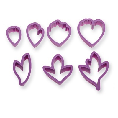 Conj. 7 Cortadores Peónia