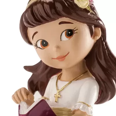 Figura Menina Comunhão Livro