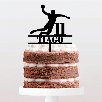 Topo Bolo Andebol Homem Nome e Idade
