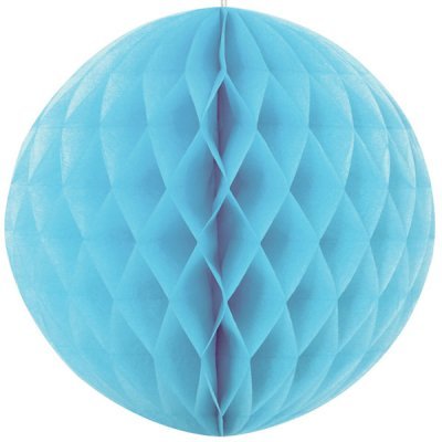 Bola de Papel Azul Claro