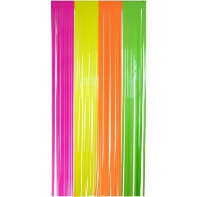 Fundo Cortina Cores Neon