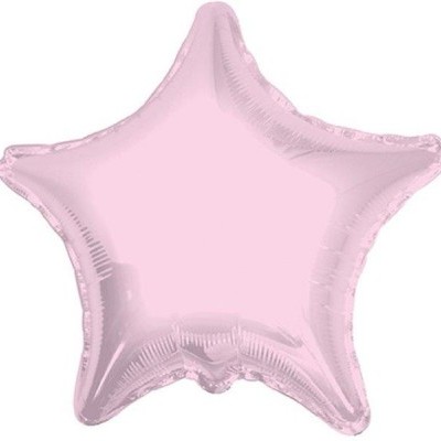 Balão Estrela Rosa Claro