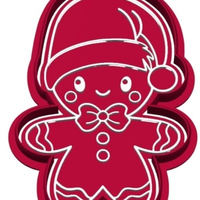 Cortador c/ Carimbo Gingerbread