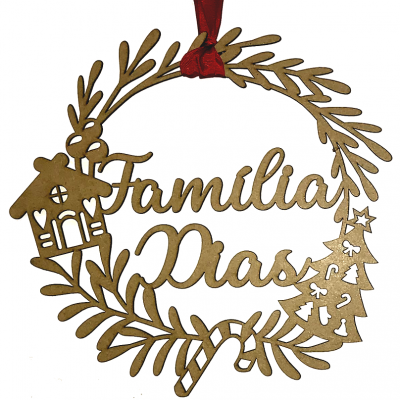 Grinalda de Porta Personalizada