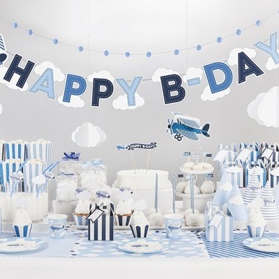 Grinalda Nuvens Aviões Little Plane