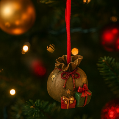 Pendente Natal Saco de Presentes