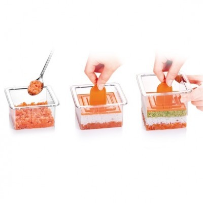 Formas p/ empratar Quadradas Tescoma