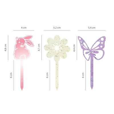 Toppers Páscoa Jardim