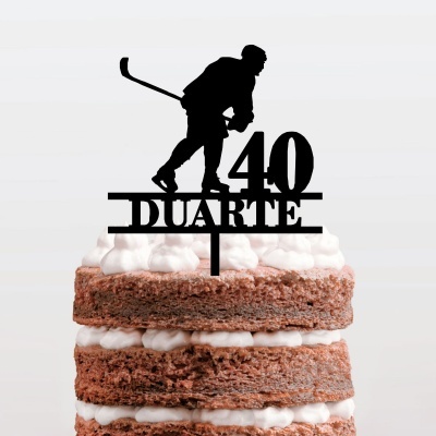 Topo Bolo Hoquei Gelo Nome e Idade