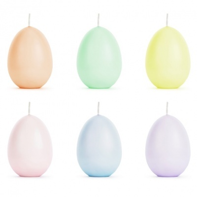 Velas Ovos Cor Pastel