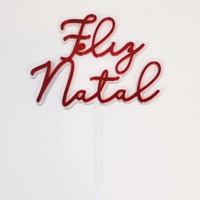 Topo Bolo Feliz Natal