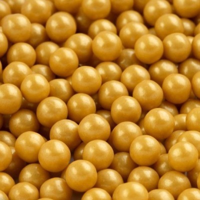 Esferas Chocolate Dourado 8mm