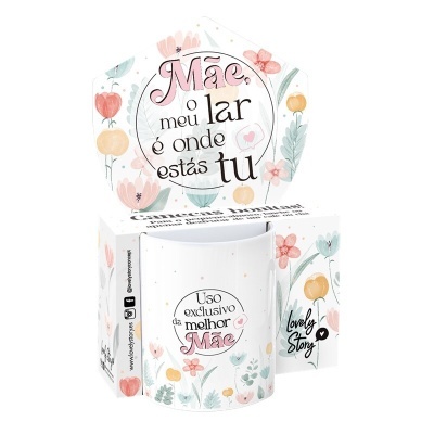 Caneca Mãe, o meu lar é onde estás tu!