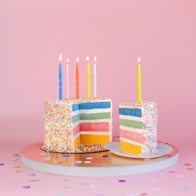 Velas Rainbow Gold Twist