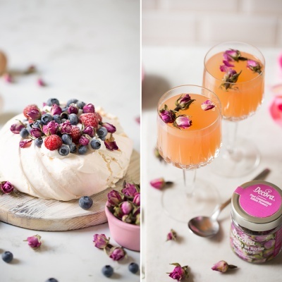 Flores Comestíveis Rosa