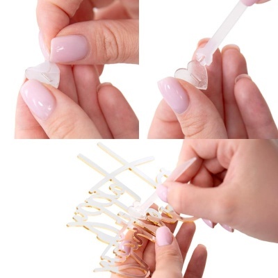 Front Topper Happy Birthday Dourado