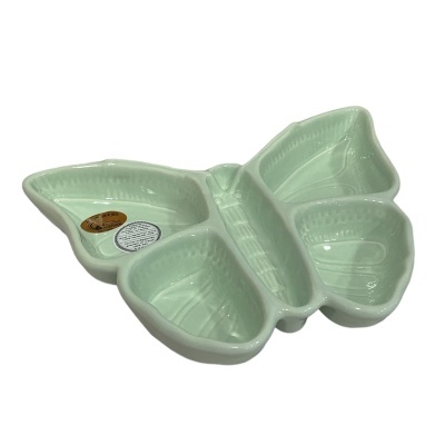 Taça Borboleta Verde Pastel