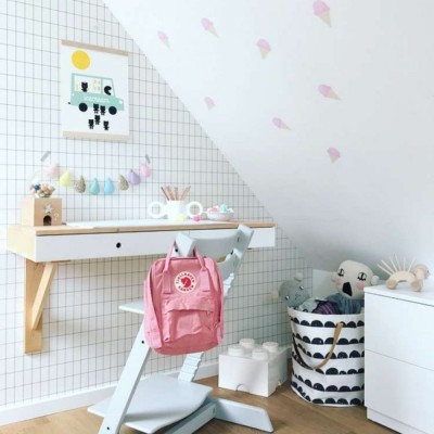 Autocolantes Parede Gelados Rosa