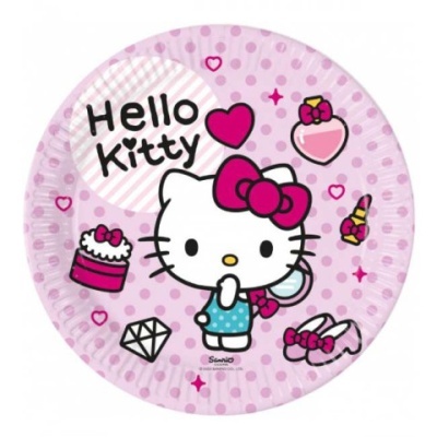 Pratos Hello Kitty